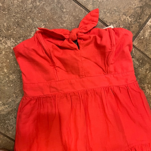 NWT Universal Thread Coral Strapless Cotton Midi Dress - Picture 7 of 15